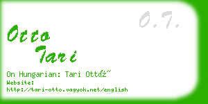 otto tari business card